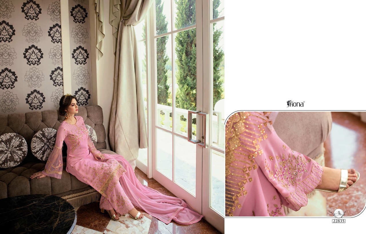 Fiona Navya Vol 2 Georgette With Designer Work 22831-22837 Series Heavy Suits
