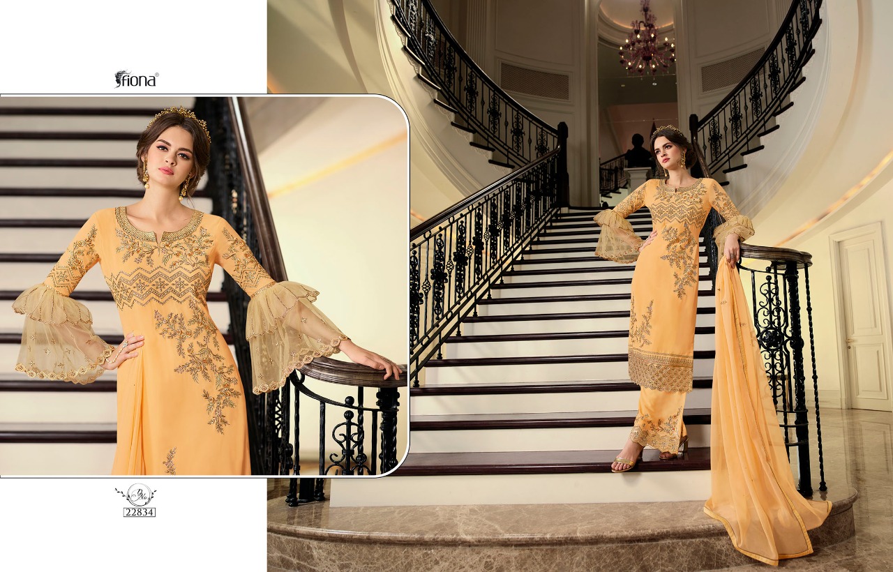 Fiona Navya Vol 2 Georgette With Designer Work 22831-22837 Series Heavy Suits