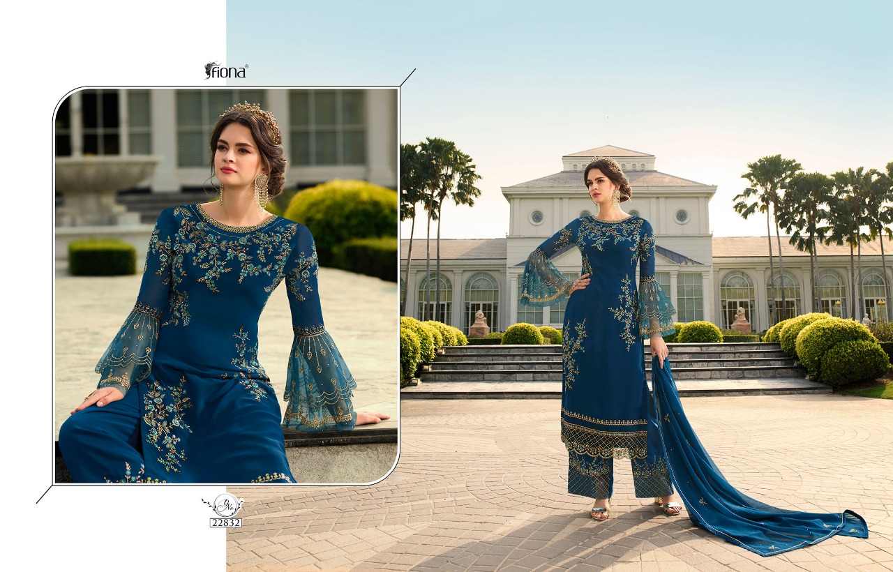 Fiona Navya Vol 2 Georgette With Designer Work 22831-22837 Series Heavy Suits