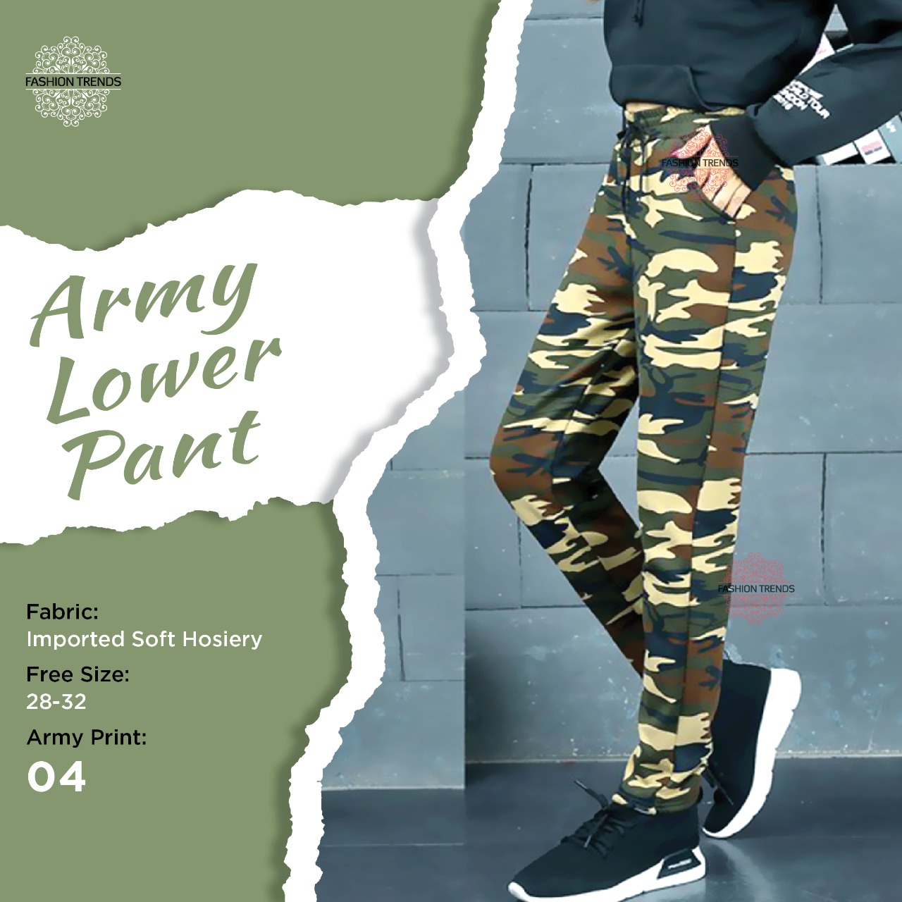 Buy Army Print Pants Online In India  Etsy India
