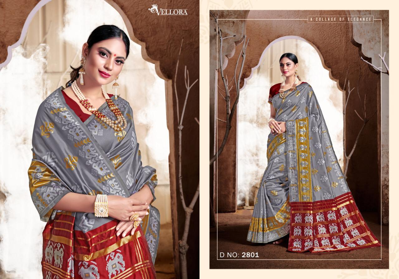 Kesari Exports Vellora Vol 18 Banarasi Silk 2801-2806 Series Latest Design Saree