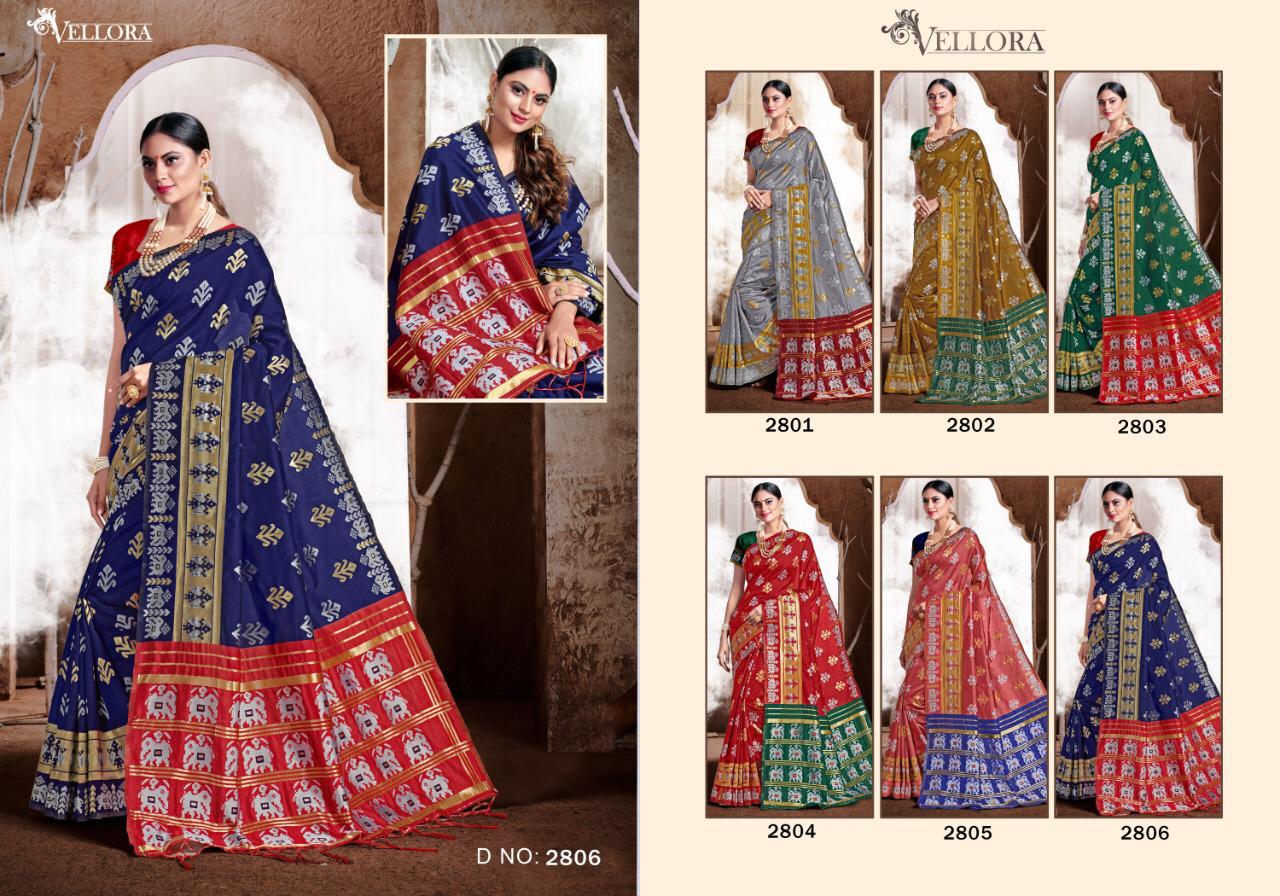 Kesari Exports Vellora Vol 18 Banarasi Silk 2801-2806 Series Latest Design Saree