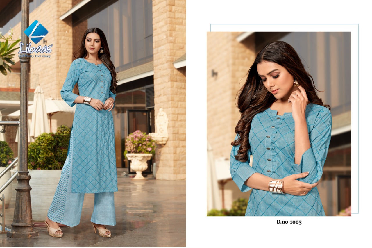 Libaas Coral Cotton Work Top With Bottom At Best Price In Surat Textile Market