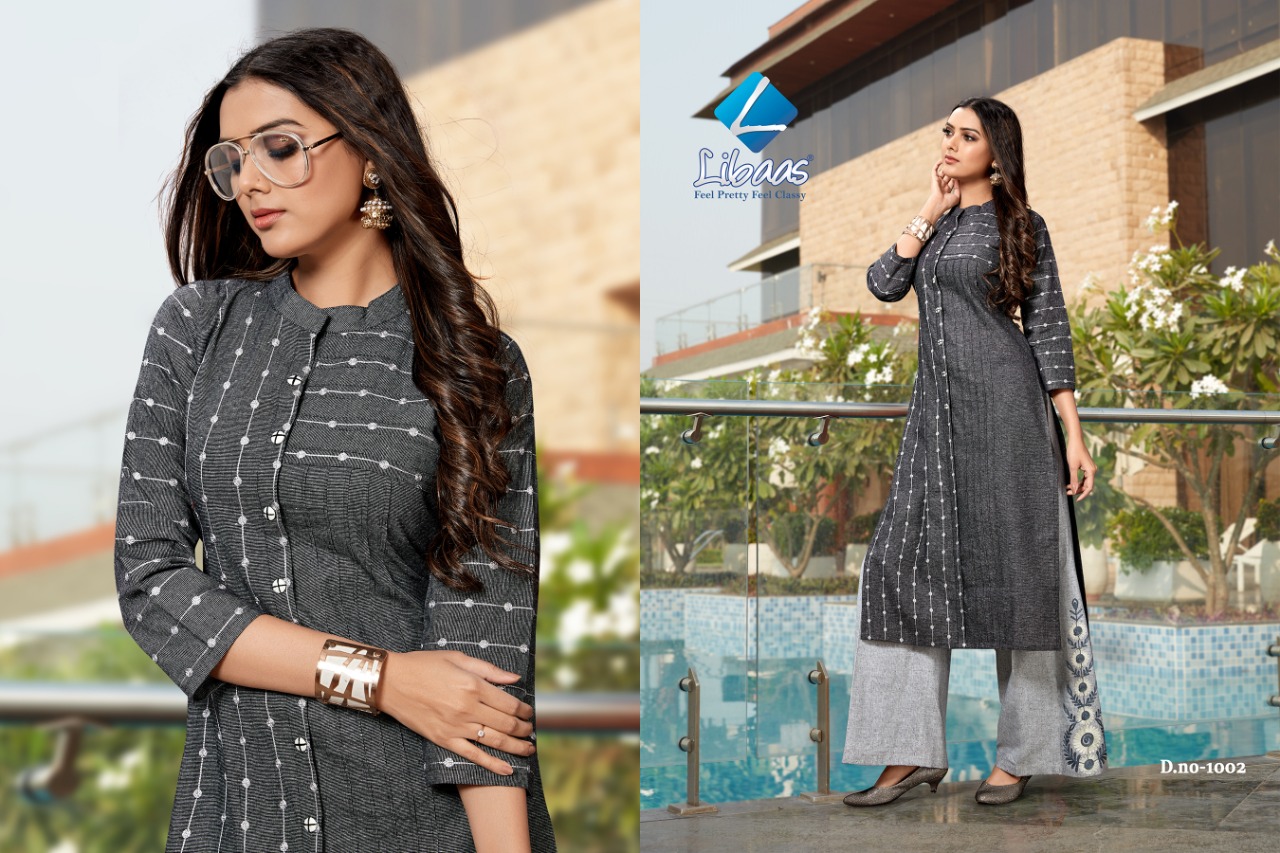 Libaas Coral Cotton Work Top With Bottom At Best Price In Surat Textile Market