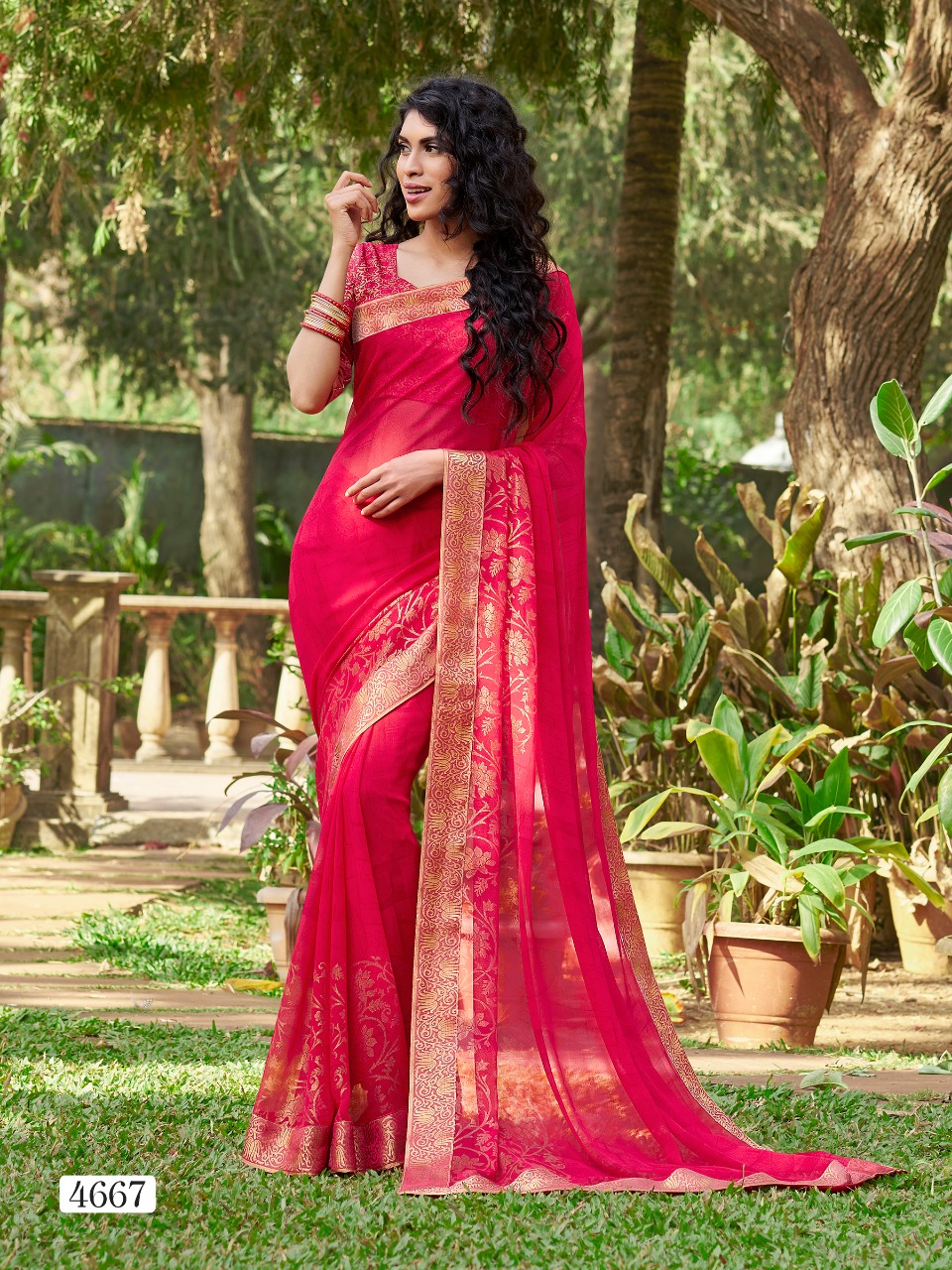 Libaas Vol 4 By Prita Paridhi Fancy Georgette With Printed Border Saree Catalogs
