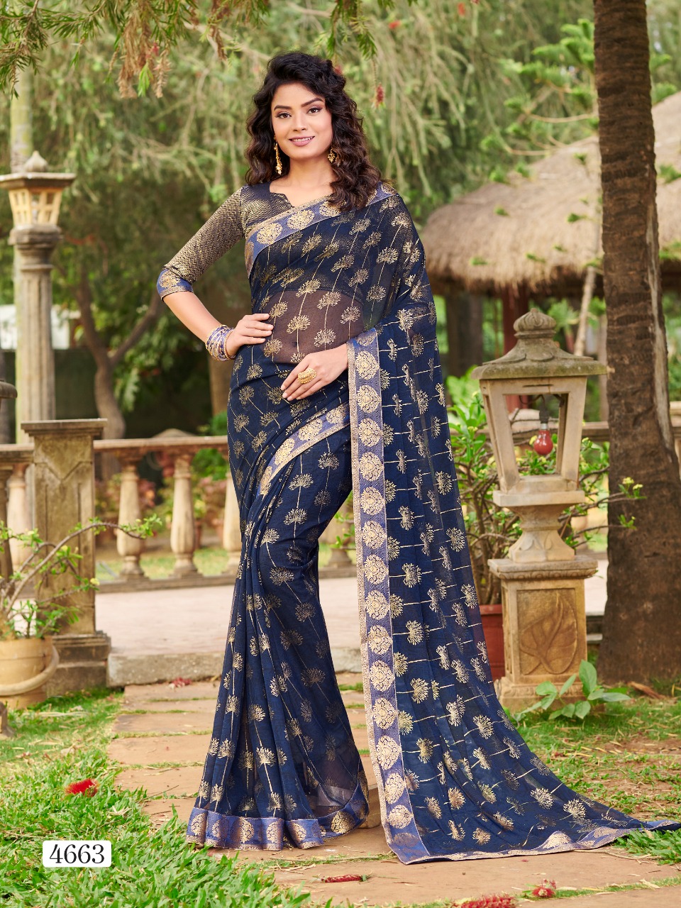 Libaas Vol 4 By Prita Paridhi Fancy Georgette With Printed Border Saree Catalogs