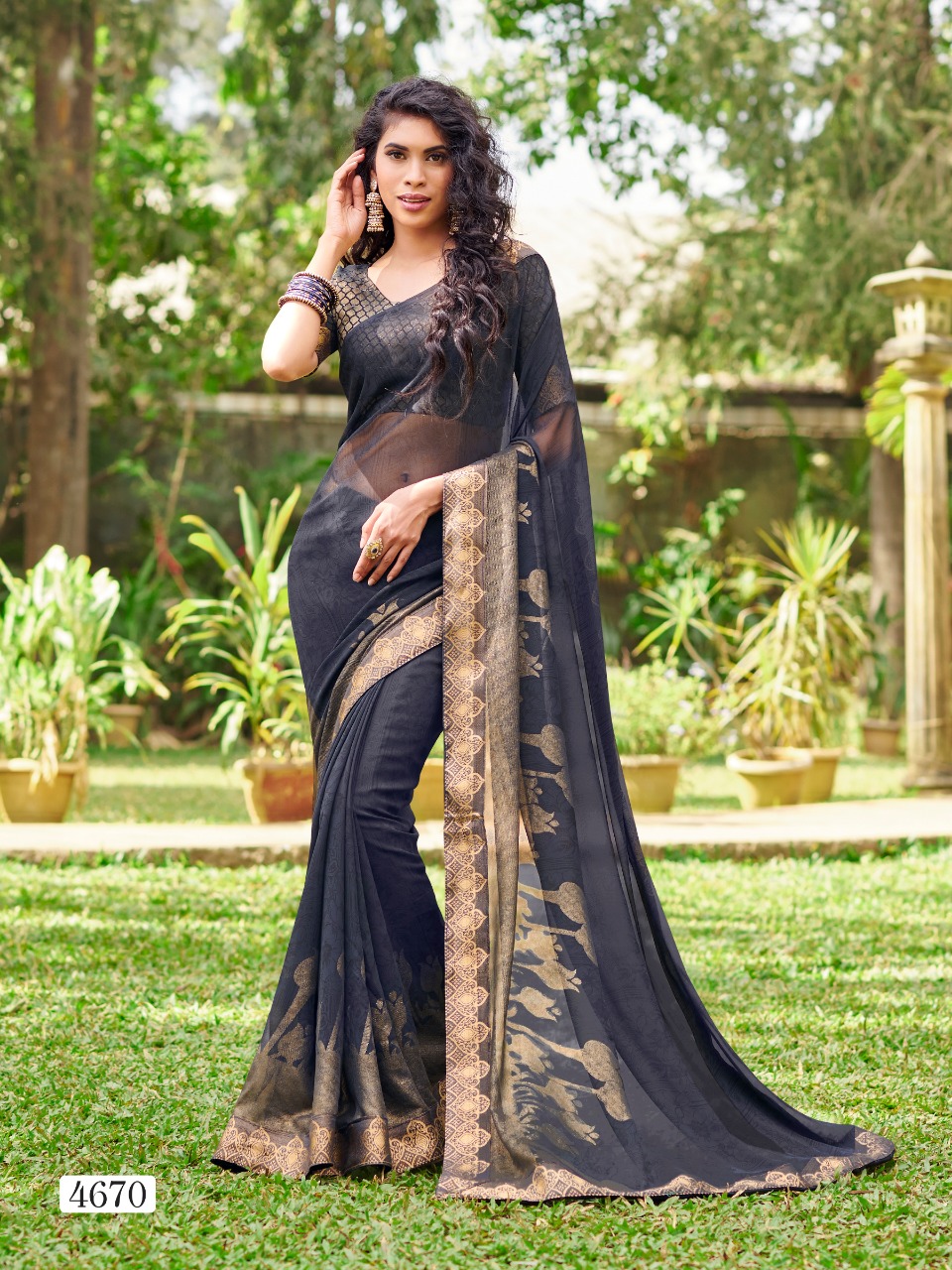 Libaas Vol 4 By Prita Paridhi Fancy Georgette With Printed Border Saree Catalogs