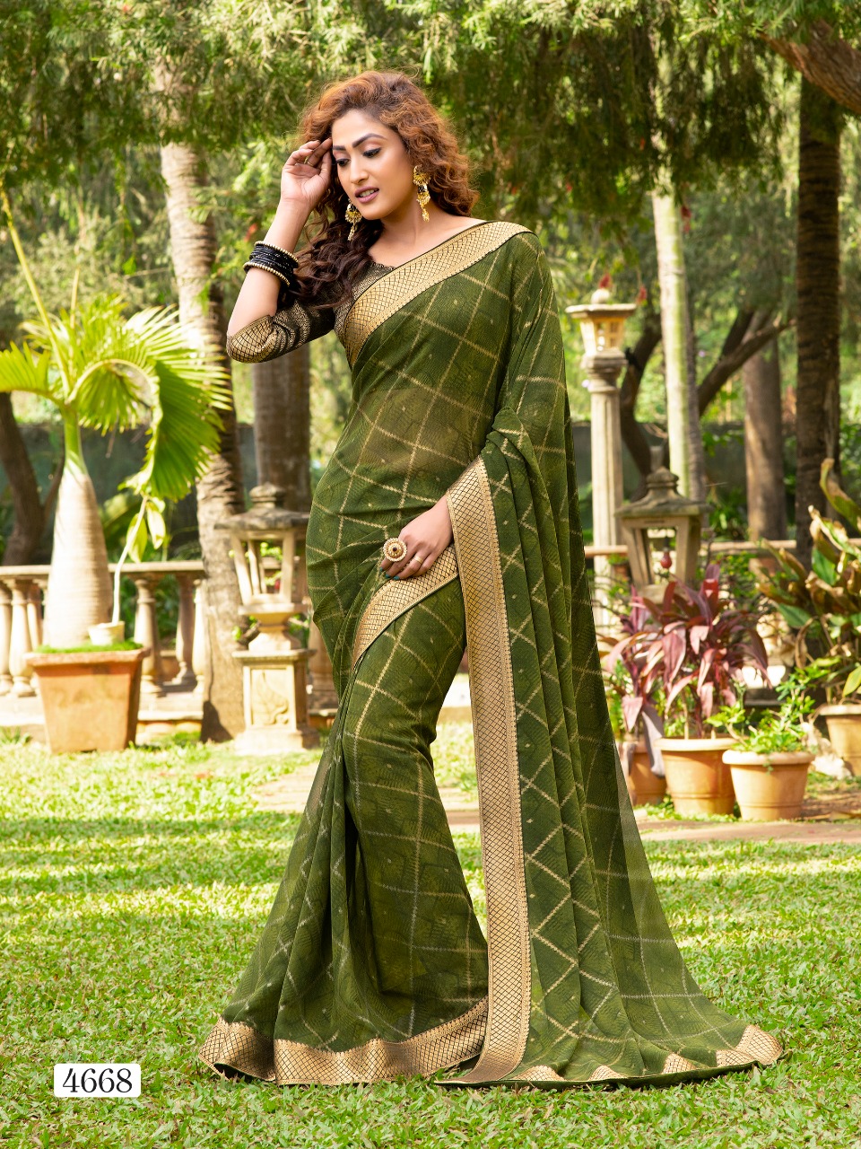 Libaas Vol 4 By Prita Paridhi Fancy Georgette With Printed Border Saree Catalogs