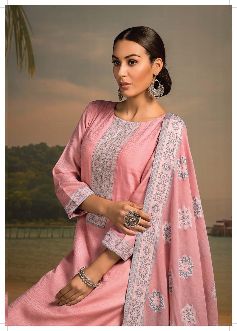 Naariti Present Leher Soft Cotton Jacquard Stylish Look Salwar Kameez In Surat Textile Market