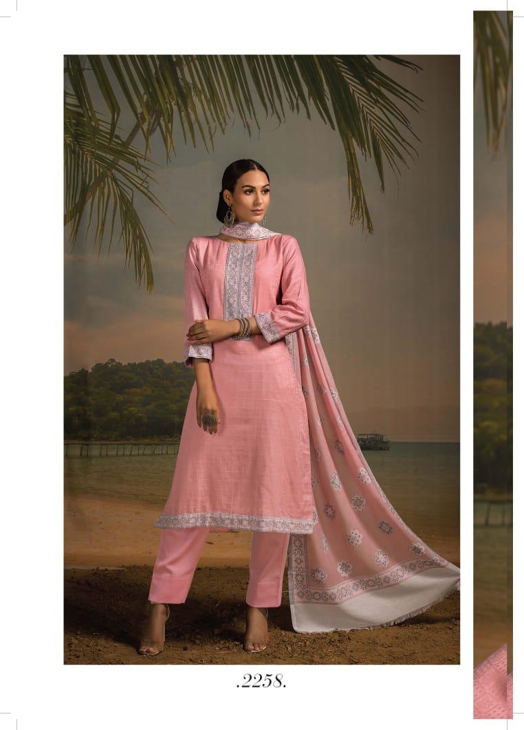 Naariti Present Leher Soft Cotton Jacquard Stylish Look Salwar Kameez In Surat Textile Market