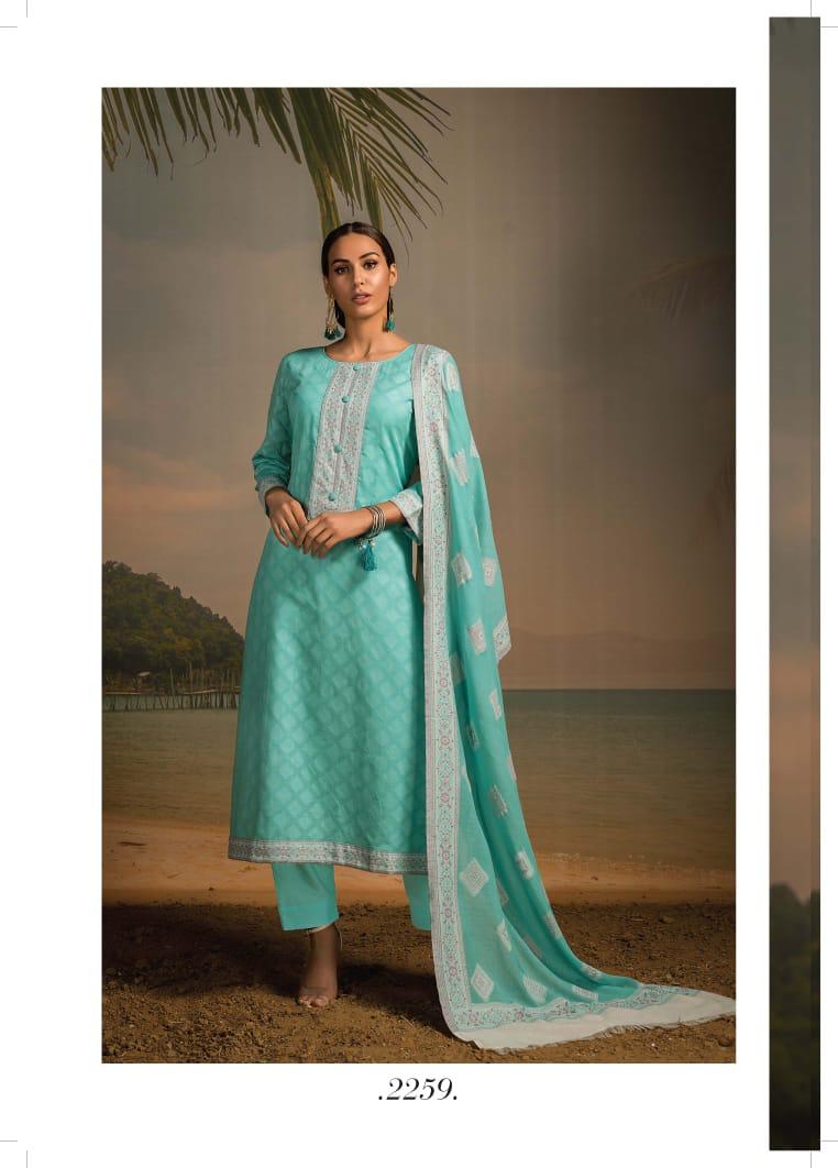 Naariti Present Leher Soft Cotton Jacquard Stylish Look Salwar Kameez In Surat Textile Market