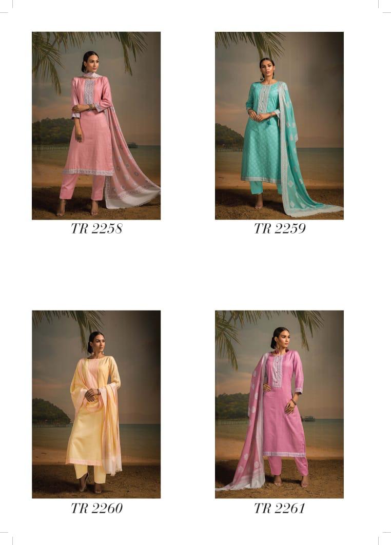 Naariti Present Leher Soft Cotton Jacquard Stylish Look Salwar Kameez In Surat Textile Market