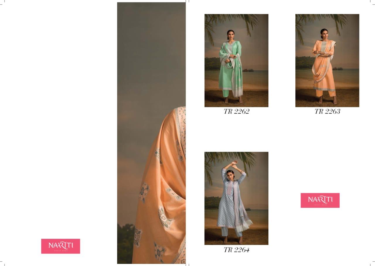 Naariti Present Leher Soft Cotton Jacquard Stylish Look Salwar Kameez In Surat Textile Market