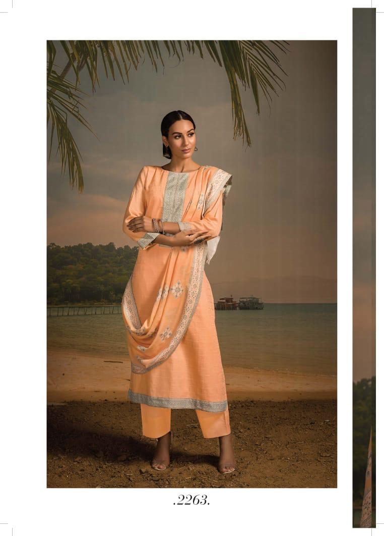 Naariti Present Leher Soft Cotton Jacquard Stylish Look Salwar Kameez In Surat Textile Market