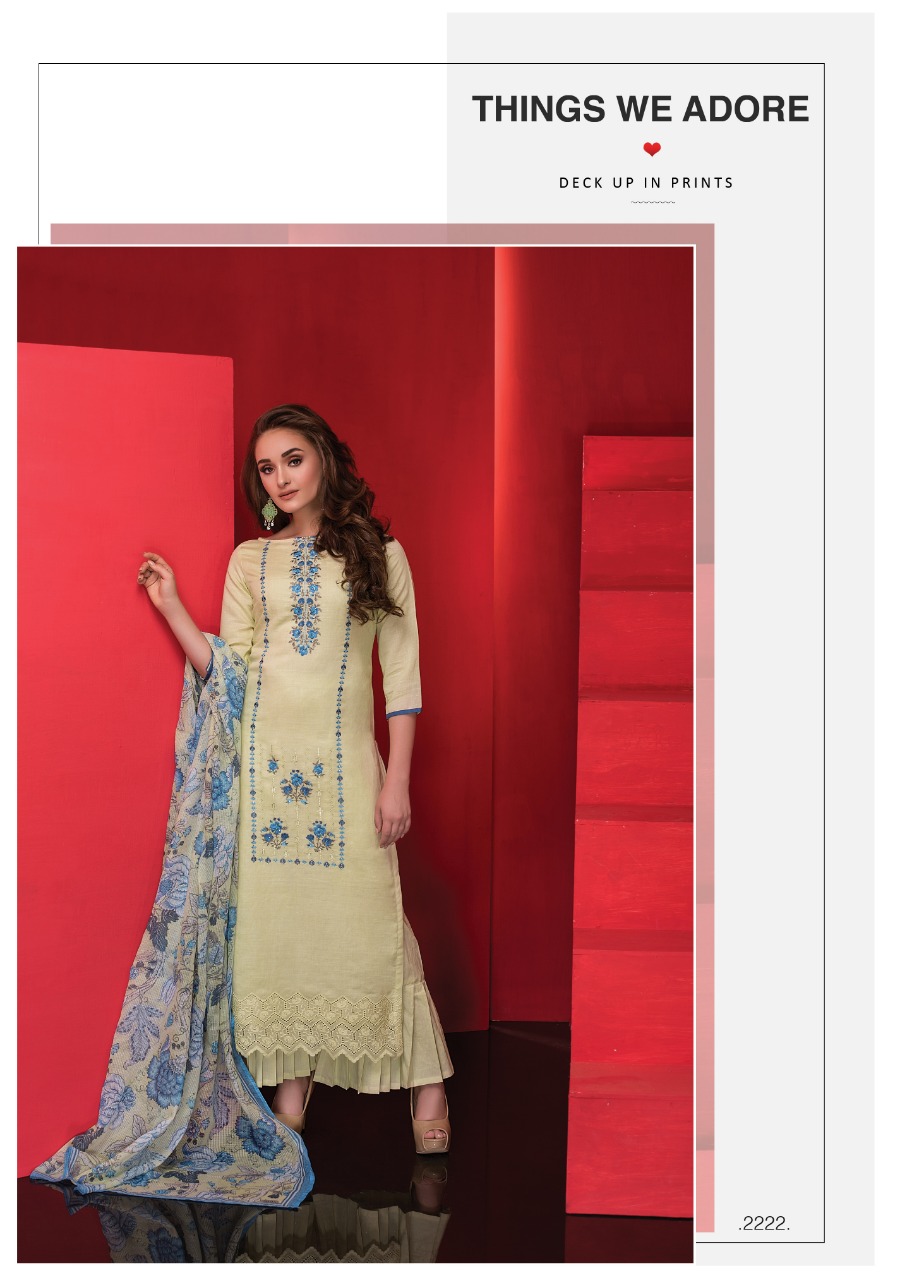 Naariti Presenting Amour Italian Cotton Embroidery Branded Suit Collection