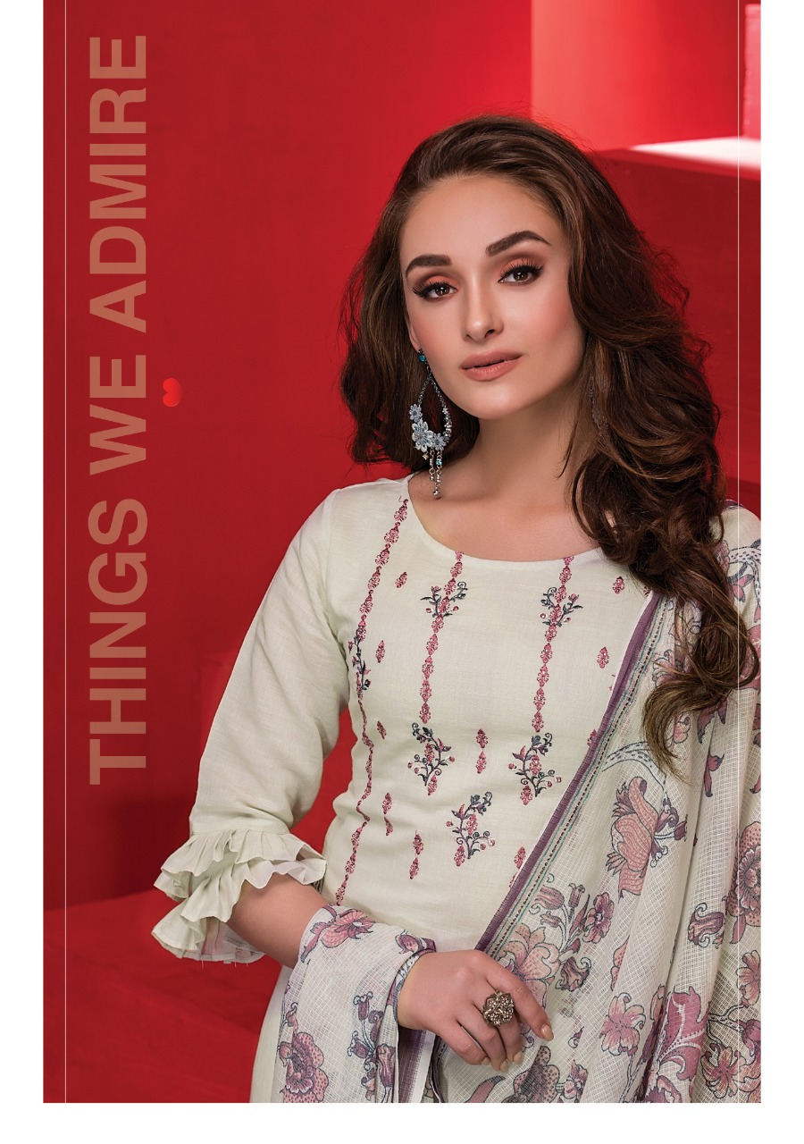 Naariti Presenting Amour Italian Cotton Embroidery Branded Suit Collection