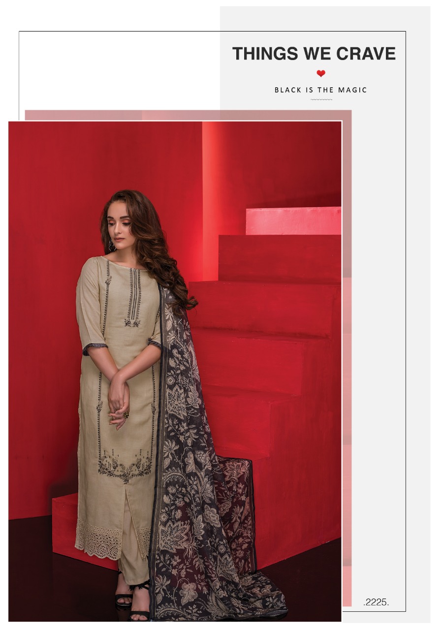 Naariti Presenting Amour Italian Cotton Embroidery Branded Suit Collection