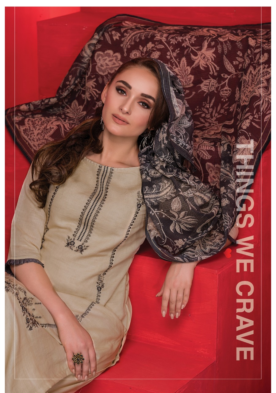 Naariti Presenting Amour Italian Cotton Embroidery Branded Suit Collection