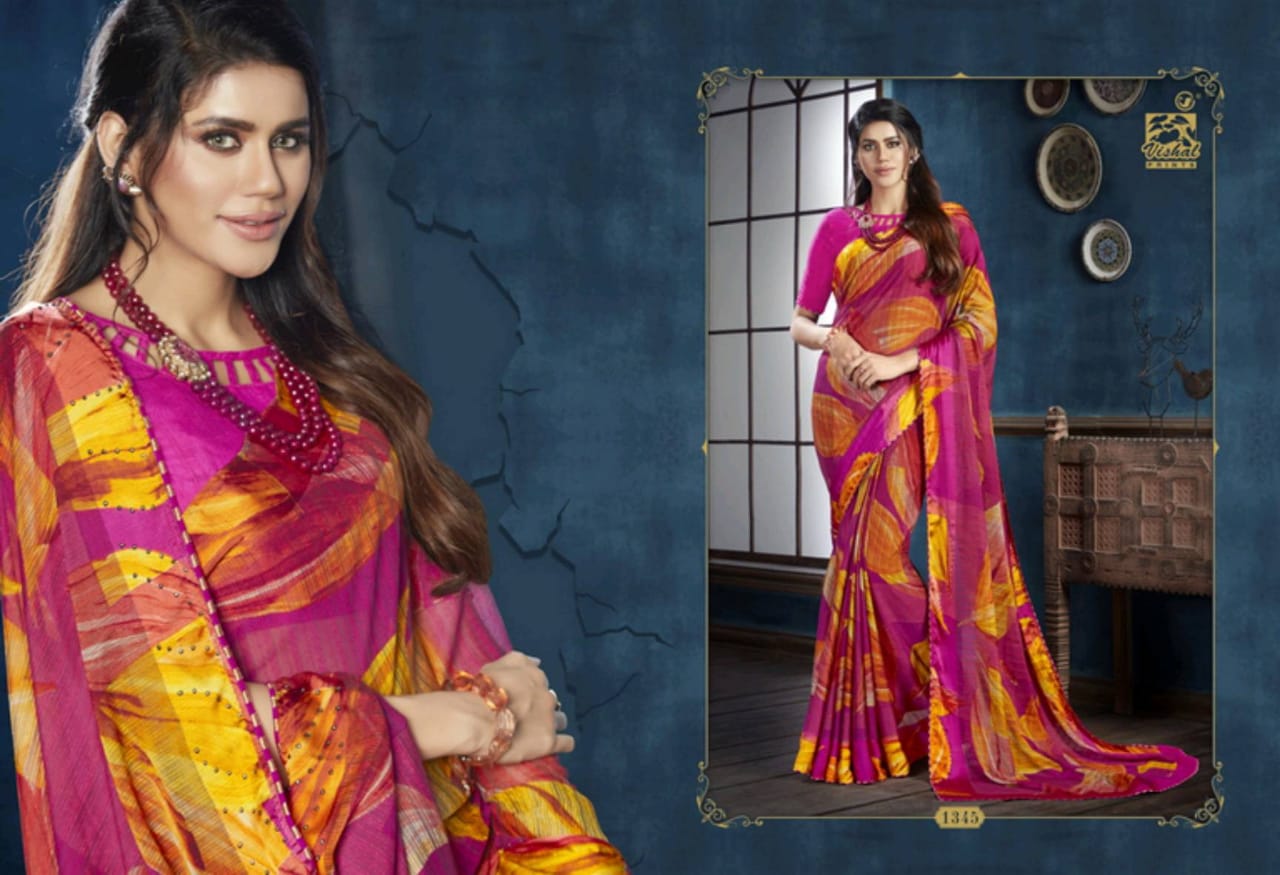 Nayaab By Vishal Prints 1323-1346 Series Fancy Saree Online Shopping In India