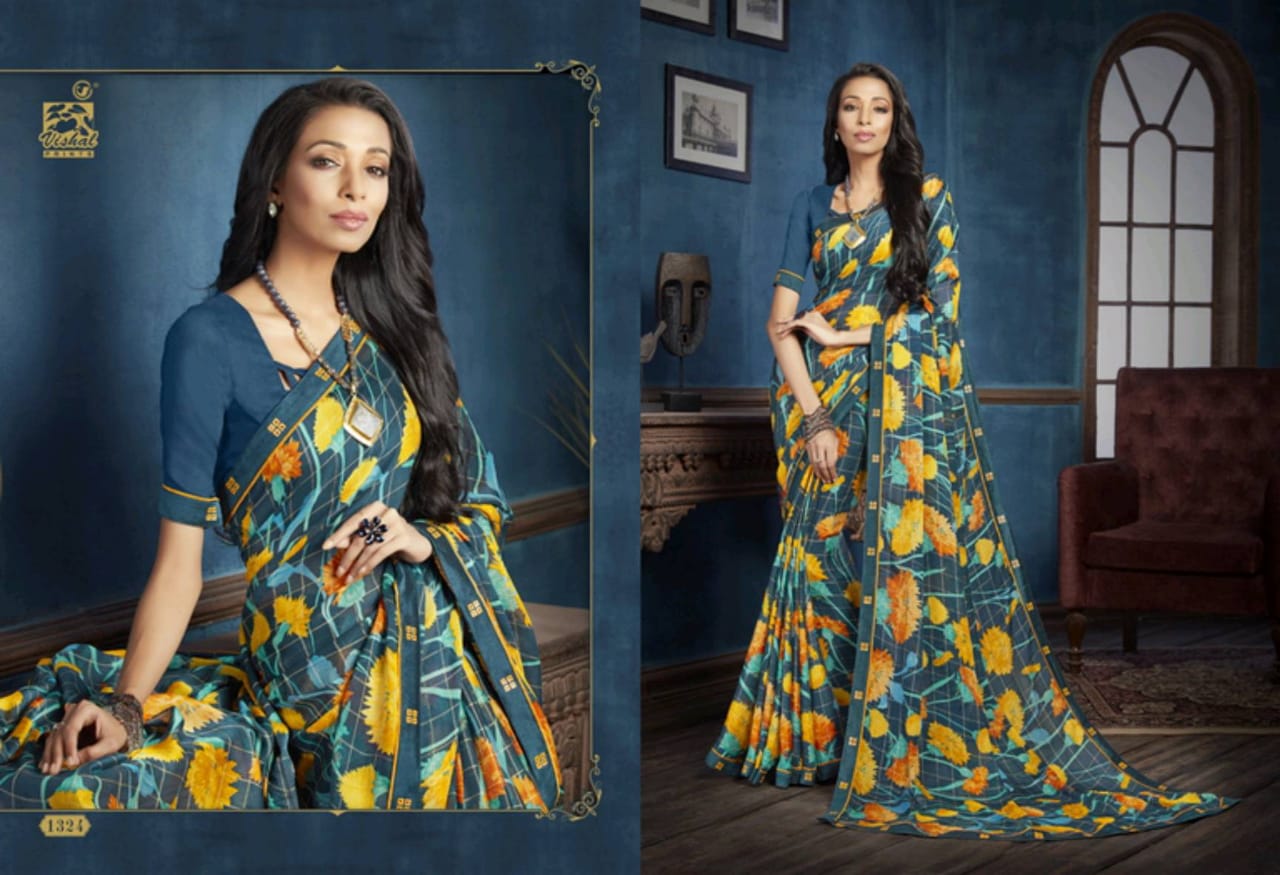Nayaab By Vishal Prints 1323-1346 Series Fancy Saree Online Shopping In India