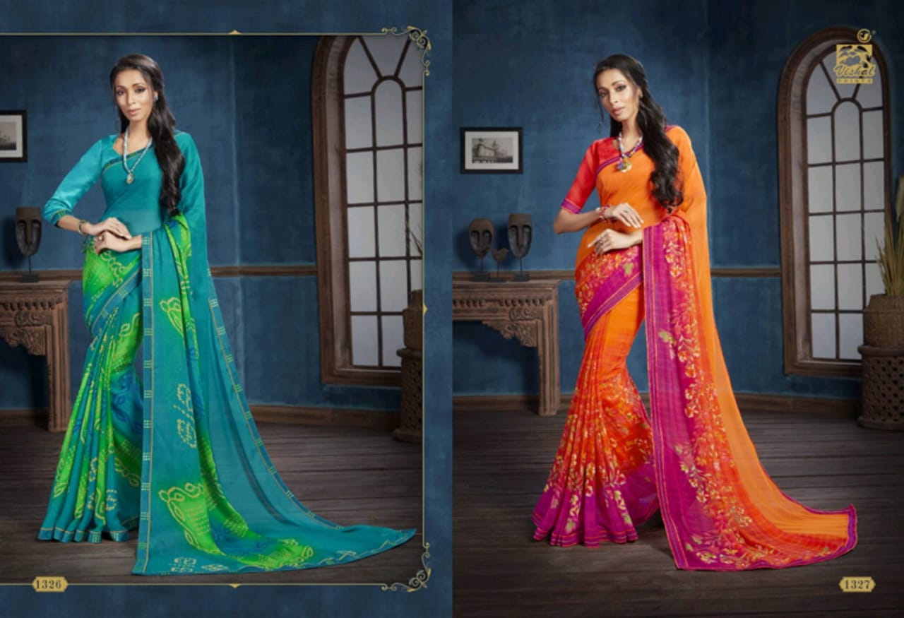 Nayaab By Vishal Prints 1323-1346 Series Fancy Saree Online Shopping In India