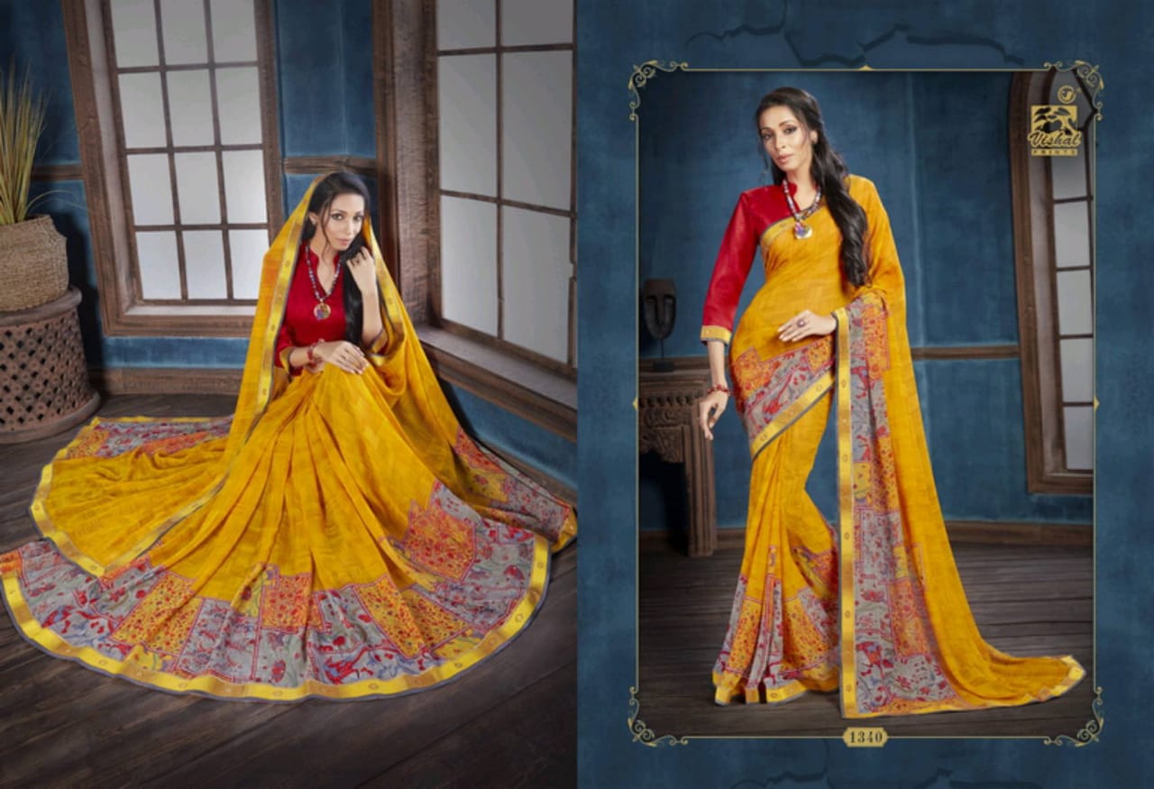 Nayaab By Vishal Prints 1323-1346 Series Fancy Saree Online Shopping In India