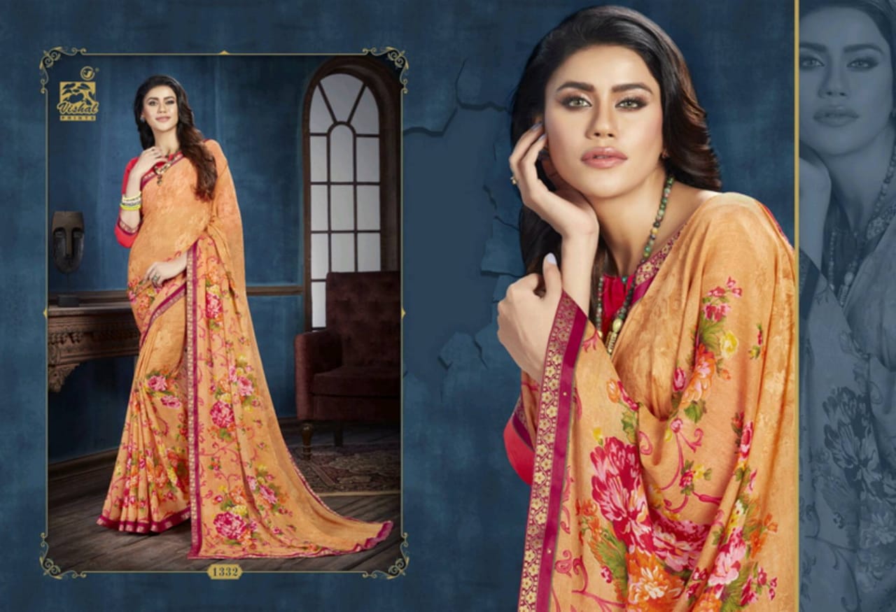 Nayaab By Vishal Prints 1323-1346 Series Fancy Saree Online Shopping In India