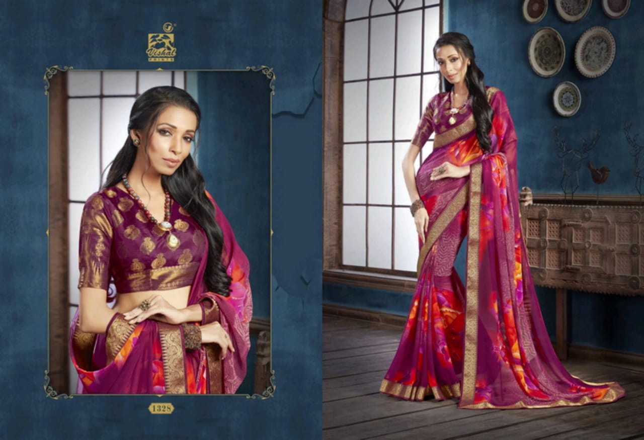 Nayaab By Vishal Prints 1323-1346 Series Fancy Saree Online Shopping In India