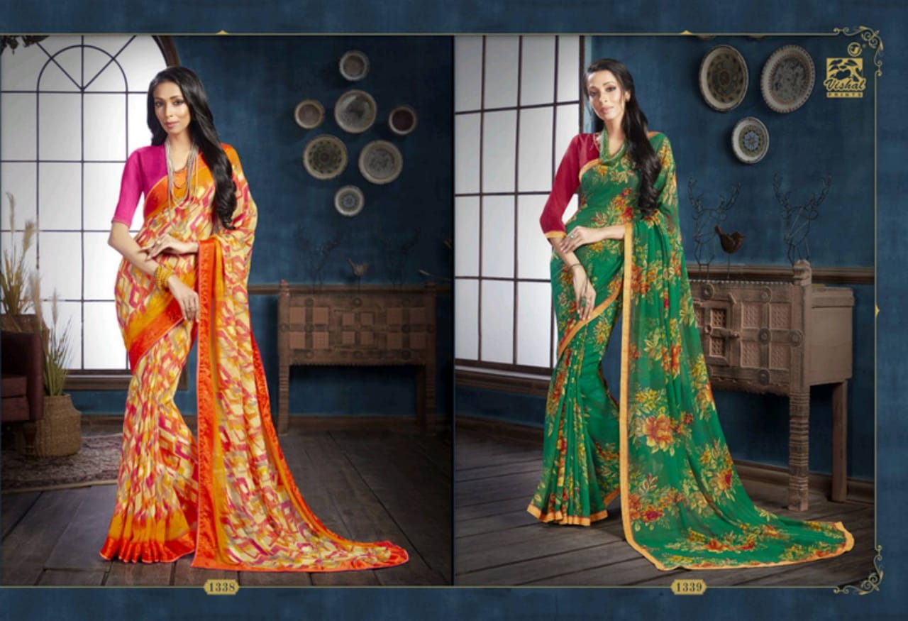 Nayaab By Vishal Prints 1323-1346 Series Fancy Saree Online Shopping In India