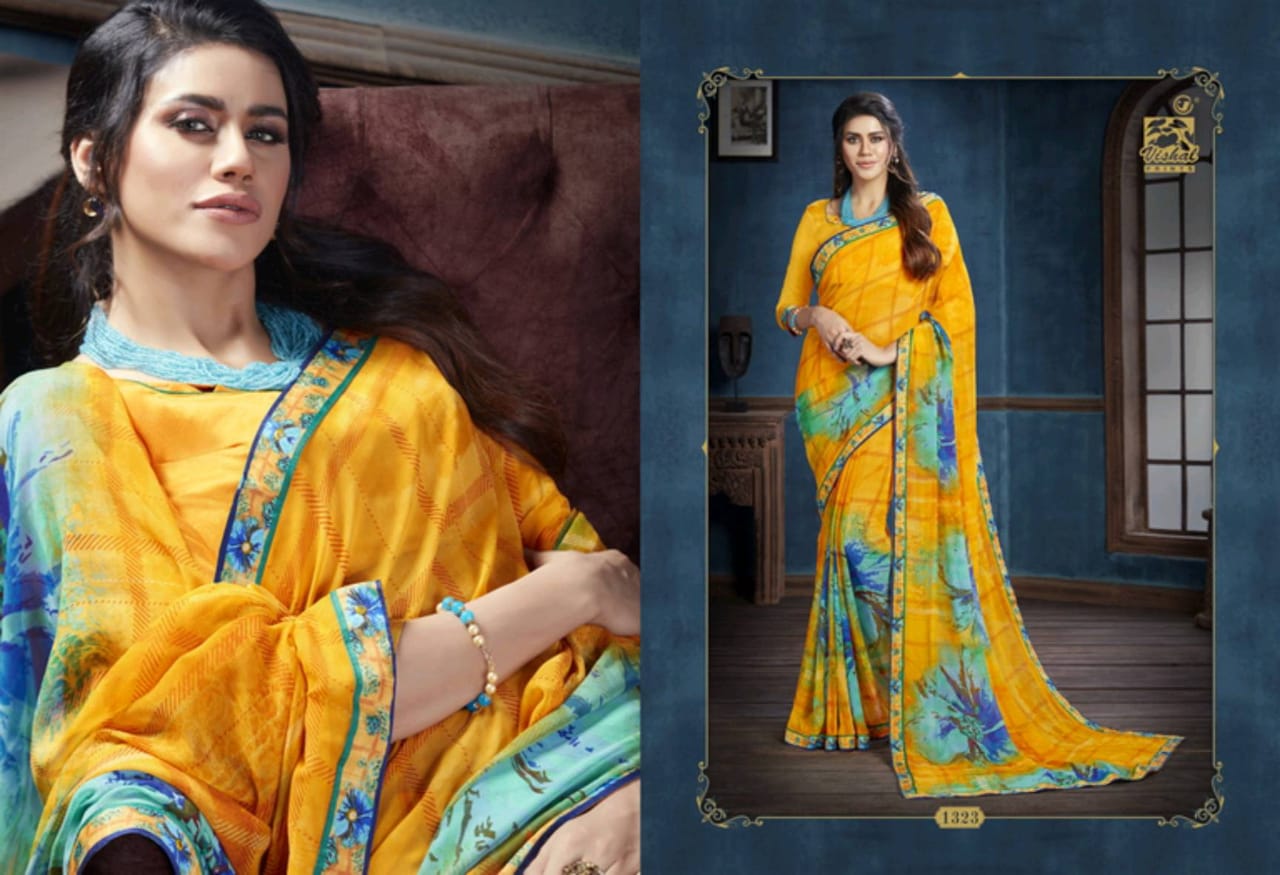 Nayaab By Vishal Prints 1323-1346 Series Fancy Saree Online Shopping In India