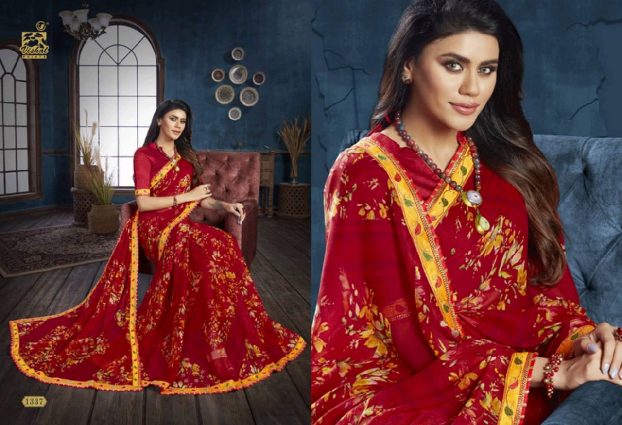 Nayaab By Vishal Prints 1323-1346 Series Fancy Saree Online Shopping In India
