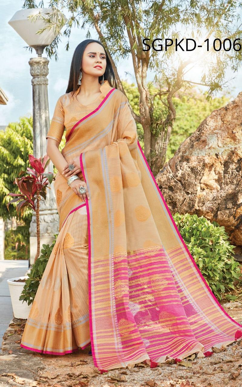 Sangam Pankhudi Vol 2 Linen Cotton Saris Buy Online Shopping In India