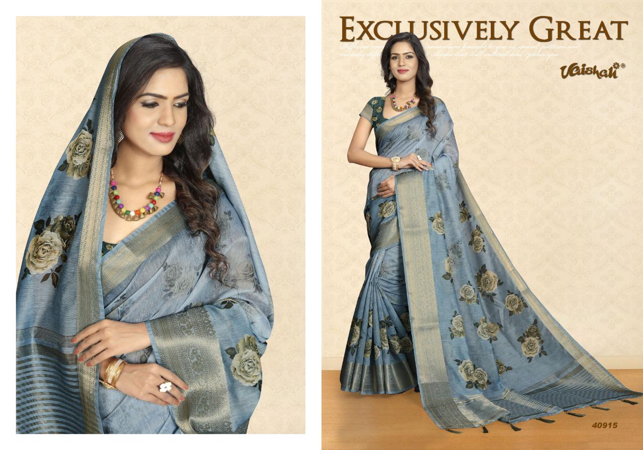 Vaishali Swastika Vol 2 Linen Traditional Wear Good Looking Saree Catalogue
