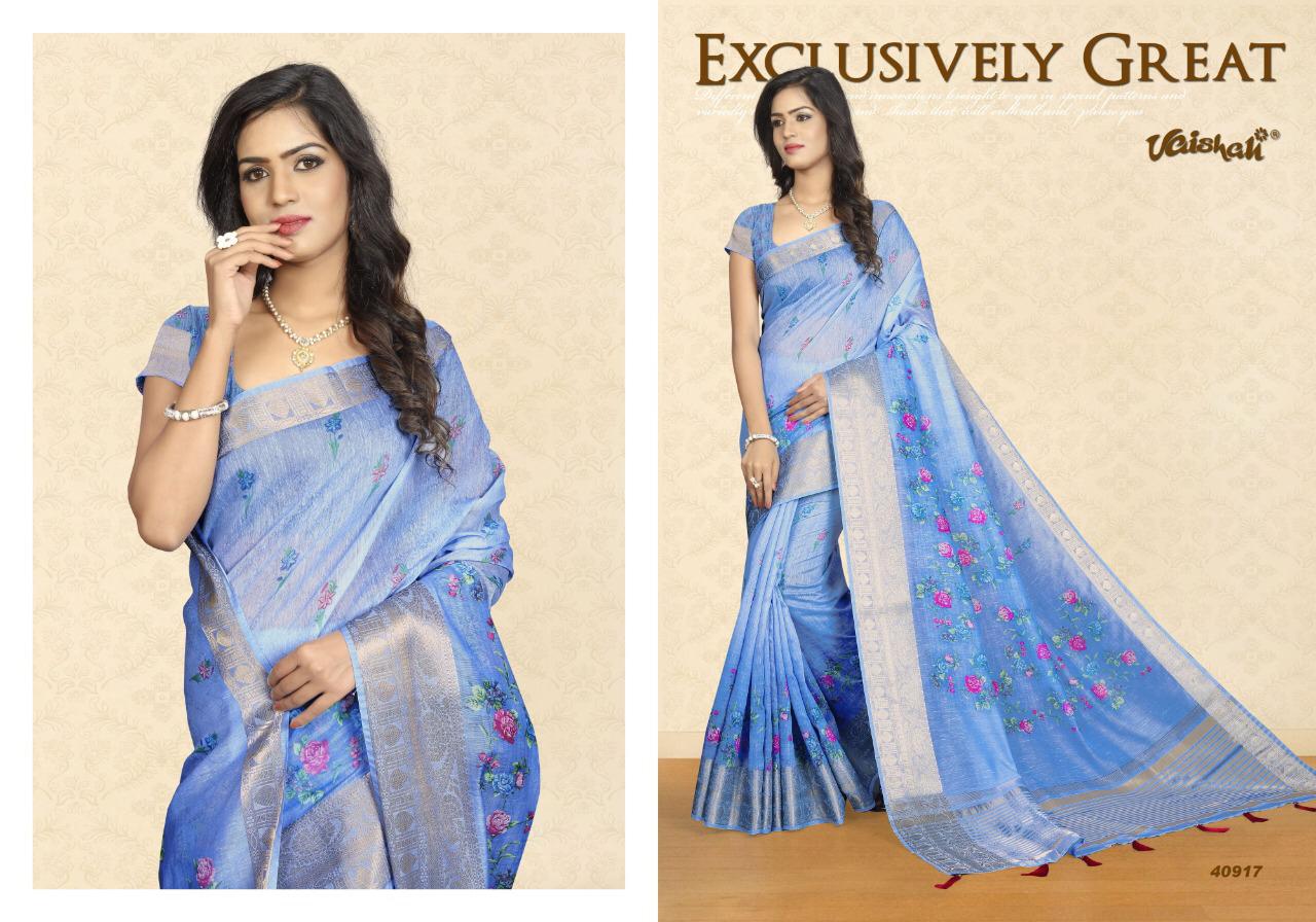 Vaishali Swastika Vol 2 Linen Traditional Wear Good Looking Saree Catalogue
