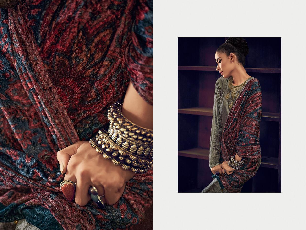 Varsha Fashion Daira Pure Velvet With Embroidery Winter Special Branded Ladies Suits