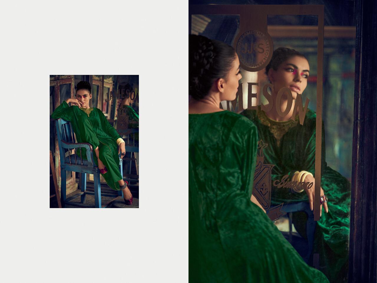 Varsha Fashion Daira Pure Velvet With Embroidery Winter Special Branded Ladies Suits