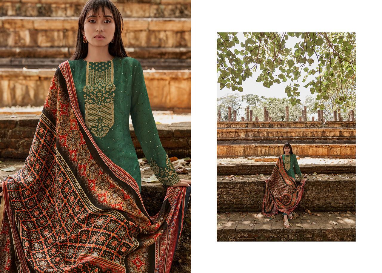 Varsha Fashions Patola Vol 3 Pure Self Placement Woven Branded Ladies Suits Clothing Store In Surat