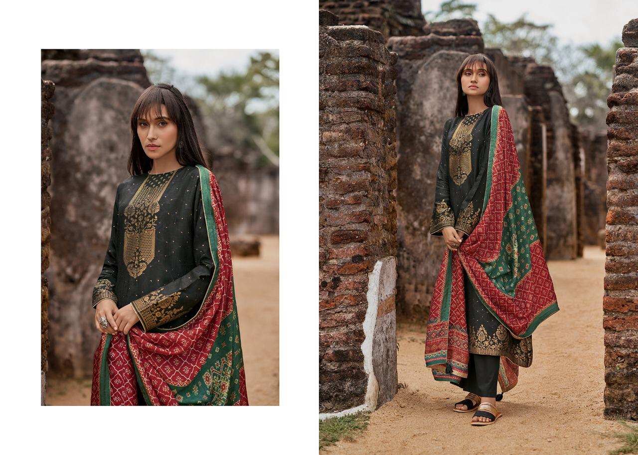 Varsha Fashions Patola Vol 3 Pure Self Placement Woven Branded Ladies Suits Clothing Store In Surat
