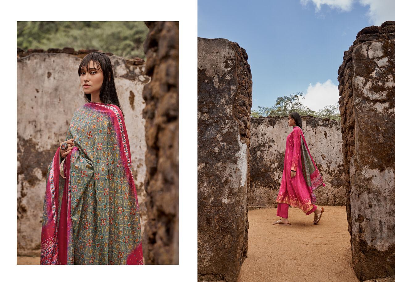 Varsha Fashions Patola Vol 3 Pure Self Placement Woven Branded Ladies Suits Clothing Store In Surat