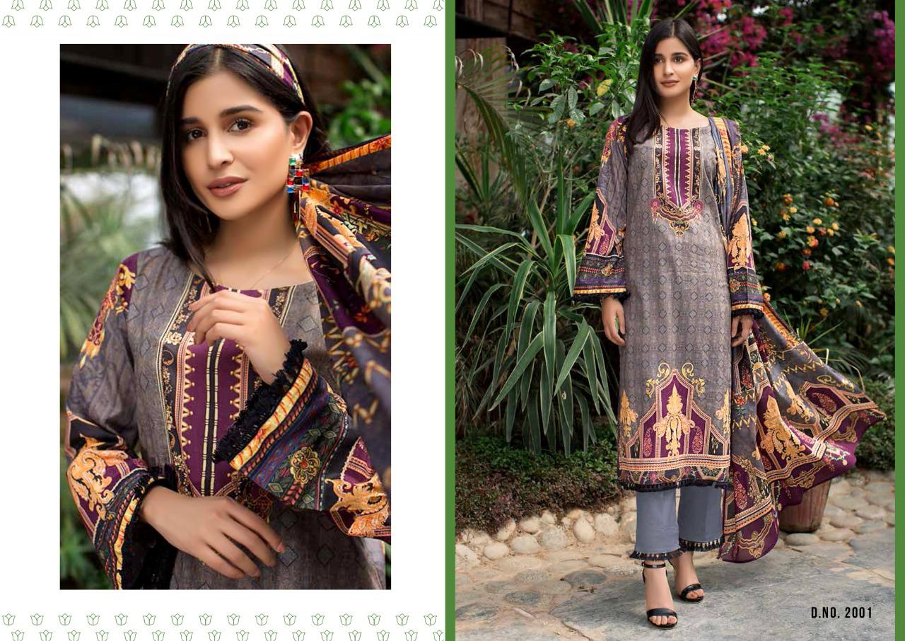 Yashika Presents Mahnoor Vol 2 Lawn Cotton Casual Wear Suits Exporter In Surat