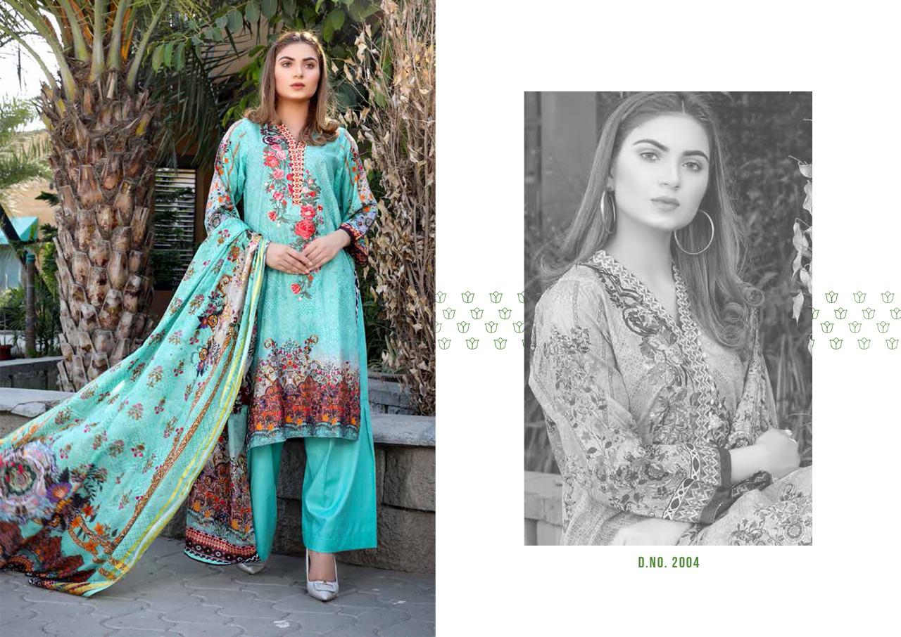 Yashika Presents Mahnoor Vol 2 Lawn Cotton Casual Wear Suits Exporter In Surat