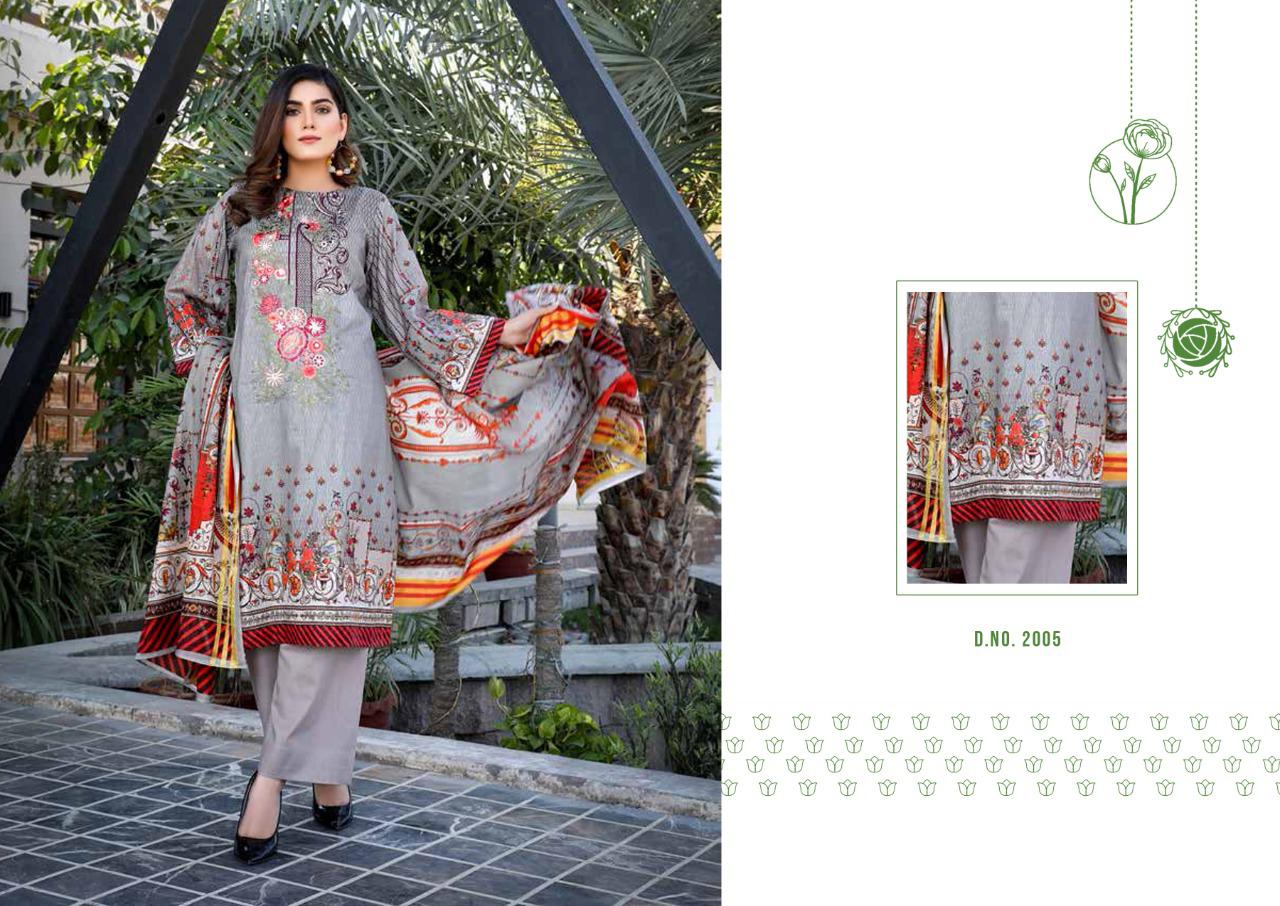 Yashika Presents Mahnoor Vol 2 Lawn Cotton Casual Wear Suits Exporter In Surat