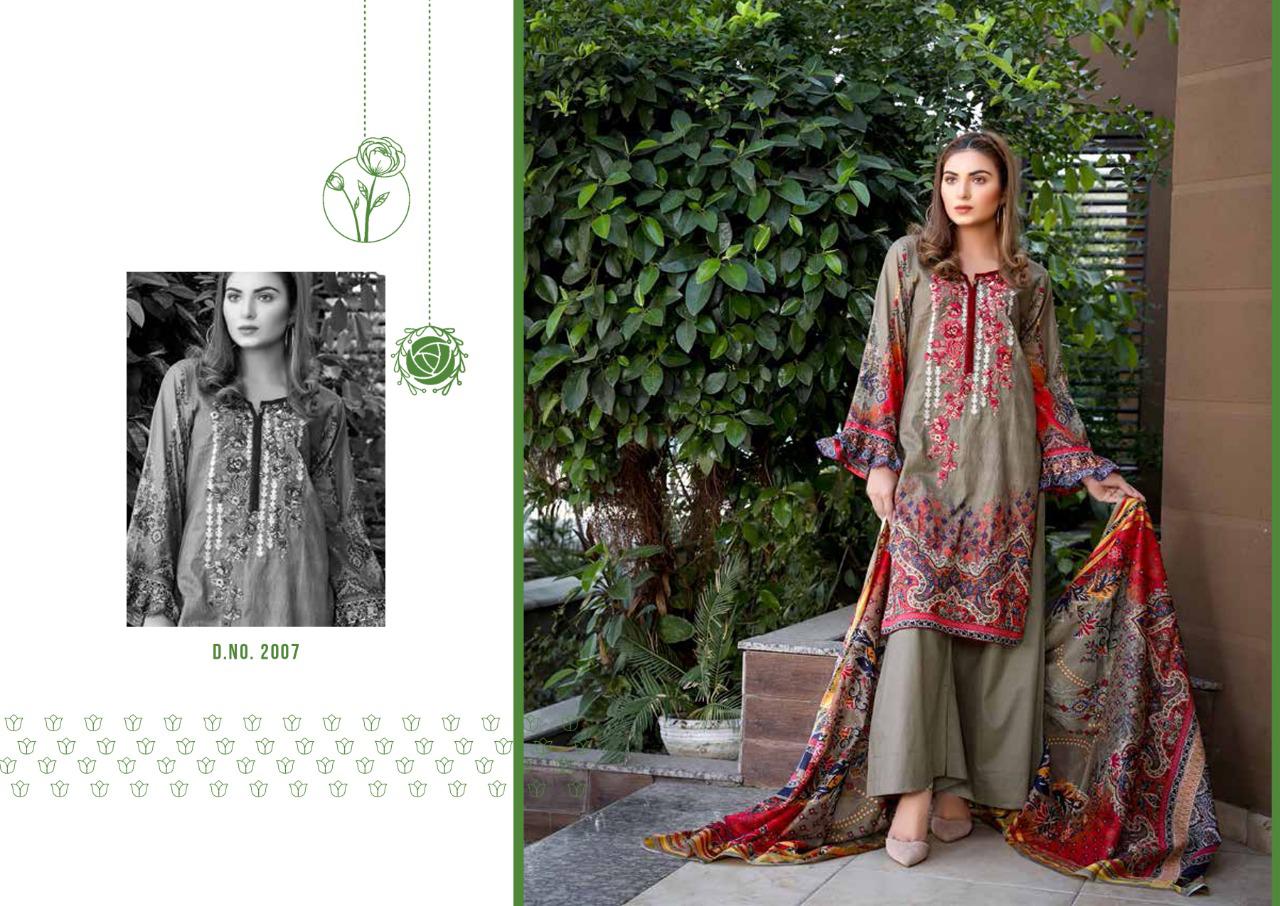 Yashika Presents Mahnoor Vol 2 Lawn Cotton Casual Wear Suits Exporter In Surat