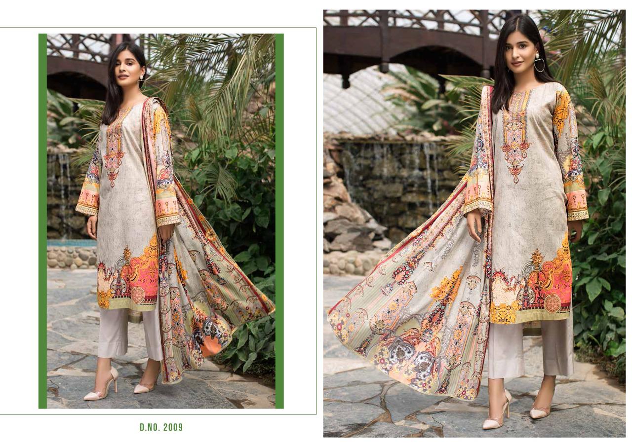 Yashika Presents Mahnoor Vol 2 Lawn Cotton Casual Wear Suits Exporter In Surat