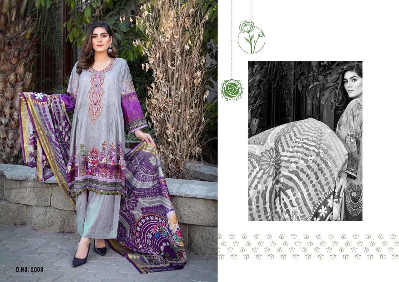 Yashika Presents Mahnoor Vol 2 Lawn Cotton Casual Wear Suits Exporter In Surat