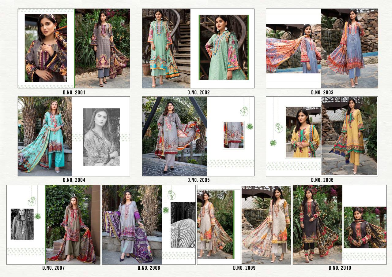 Yashika Presents Mahnoor Vol 2 Lawn Cotton Casual Wear Suits Exporter In Surat