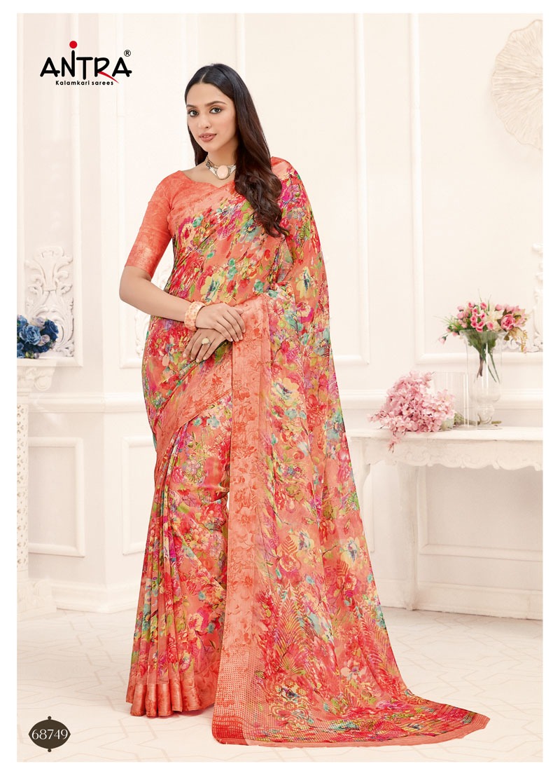 Antra Mariya Vol 1 Chiffon Fancy Printed Saree Online Shopping In India
