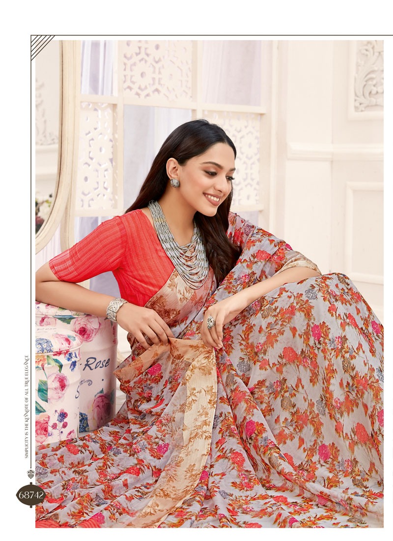 Antra Mariya Vol 1 Chiffon Fancy Printed Saree Online Shopping In India