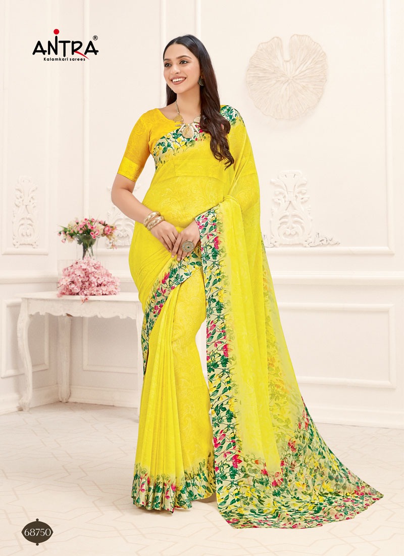 Antra Mariya Vol 1 Chiffon Fancy Printed Saree Online Shopping In India