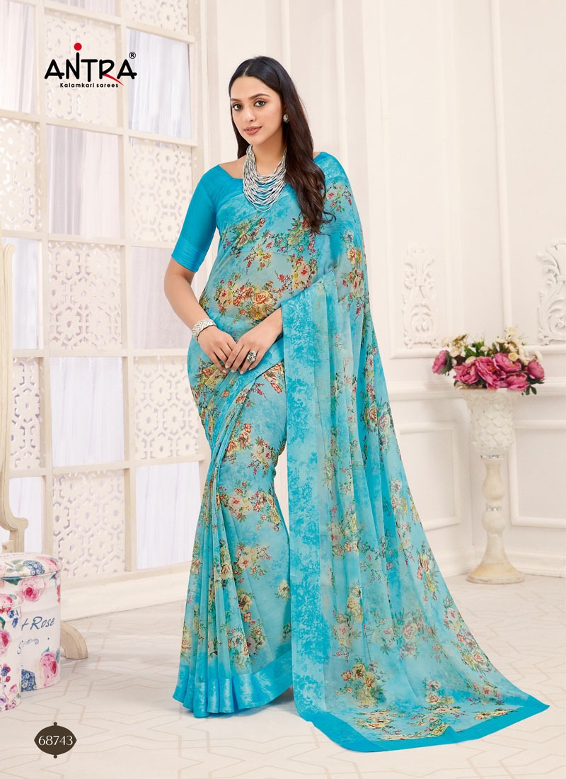 Antra Mariya Vol 1 Chiffon Fancy Printed Saree Online Shopping In India
